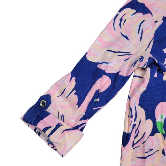 Lilly Pulitzer Mini Edna Dress Gimme Some Leg Small flamingo Print size S 4/5 - Picture 7 of 7